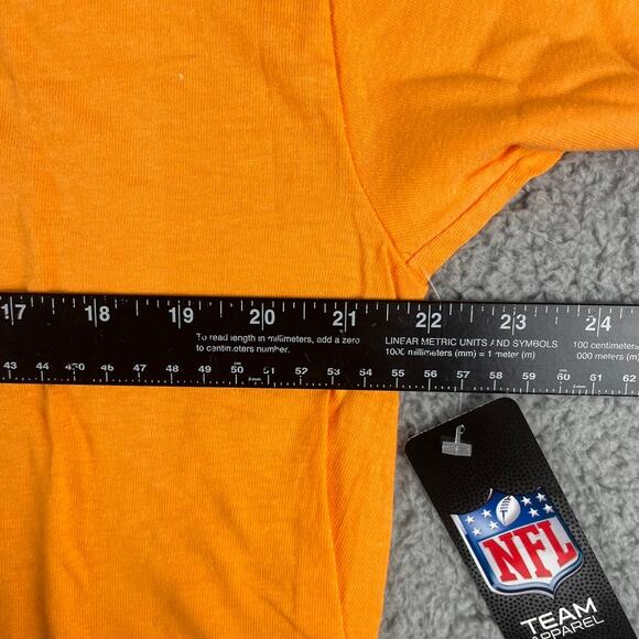 NFL Team Apparel Men Large Orange Miami Dolphins 100% Cotton Short Sleeve Shirt - Picture 7 of 10